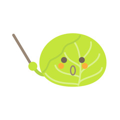 指示棒キャベツ驚く