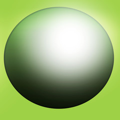 green glass ball