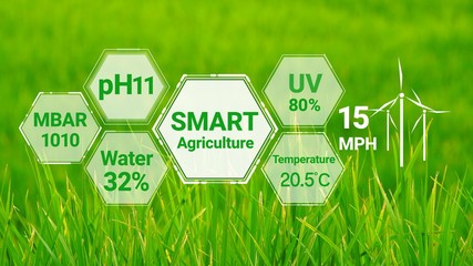 Smart digital agriculture technology by futuristic sensor data collection management by artificial...