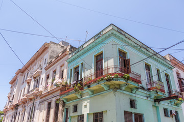 Fototapeta na wymiar Colorful streets of Havana Cuba