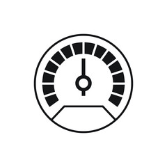 Fototapeta na wymiar Energy meter icon design isolated on white background