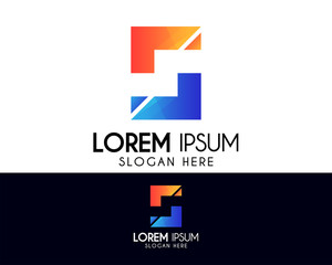 S letter logo design. Modern icon concept. Professional vector logo for your business identity. Colorful graphic design template / element