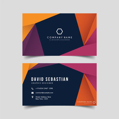 Modern creative business card template. Visiting card set with abstract pattern. For art template design, list, page, banner, idea, cover, booklet, print, flyer, book, blank, card, ad, sign, sheet.