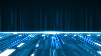 Digital background Sameless abstract Illuminating in digital technology concept, looping animation...