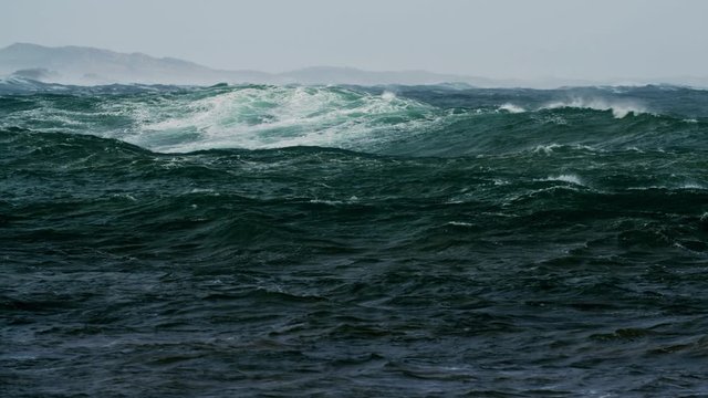 Rough Seas, wild storm High Quality footage