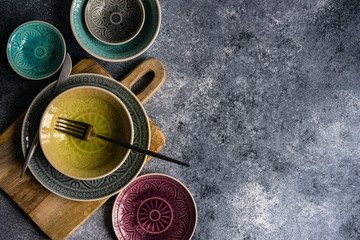 Rustic table setting