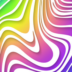 Wave lines abstract background with rainbow colors. For Wallpaper, Banner, Background, Card, Book, landing page, cover