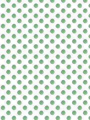 水玉のパターン　緑
