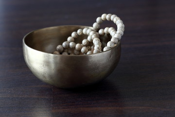 Prayer Beads in Stainless Steel Container
