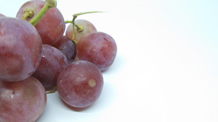 Organic Healthy Fruit Isolated On White Background