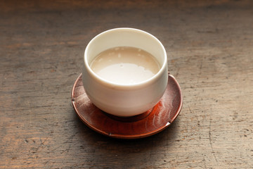 甘酒　 delicious sweet alcoholic drink japan
