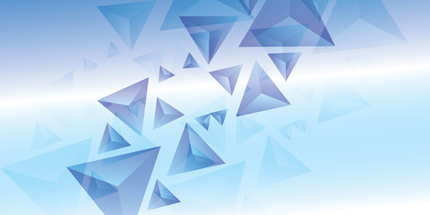Modern blue abstract polygonal background