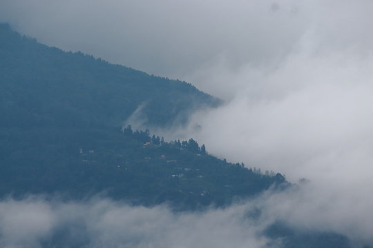 Clouds approaching towards the hills © souvik