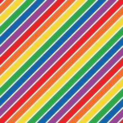 Stripes Seamless Pattern - Colorful stripes repeating pattern design