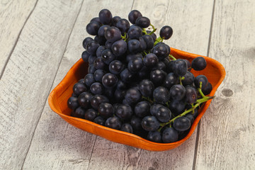 Fresh ripe sweet red grape