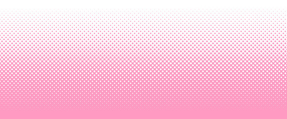 gradation of pink polka dots texture, background, wallpaper - obrazy, fototapety, plakaty