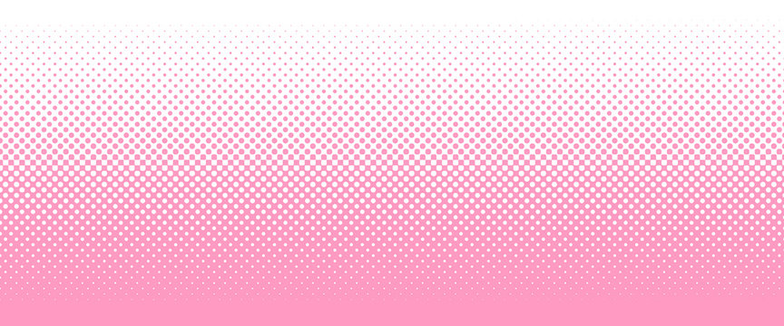 gradation of pink polka dots texture, background, wallpaper