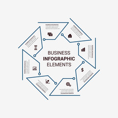 Simple Modern Infographics Template