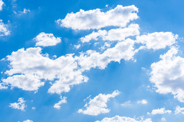 Obraz na płótnie Canvas Blue sky background with clouds