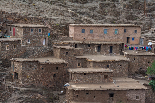 Village in Atlas mountains
