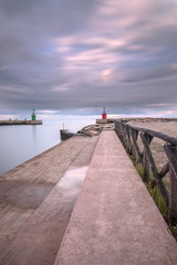 Porticciolo all'alba