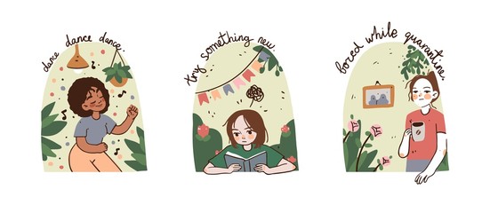 Set of things to do on quarantine, Quarantine activities