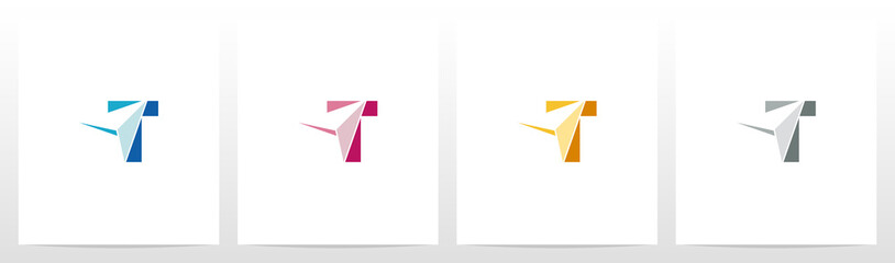 Arrowhead On Letter Logo Design T