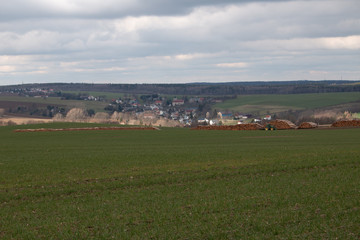 Obraz premium fields