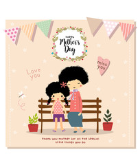 Happy Mother's Day vector stock