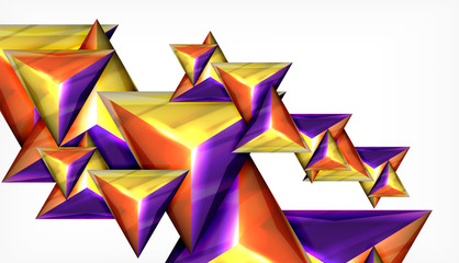 Triangle geometric vector abstract background