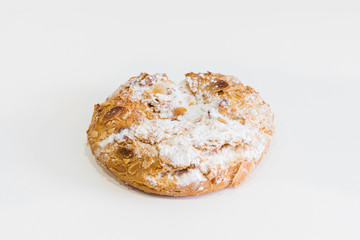 Rosquillas de San Isidro or Rosquillas del Santo, typical dessert of Madrid called, silly, ready, almond.