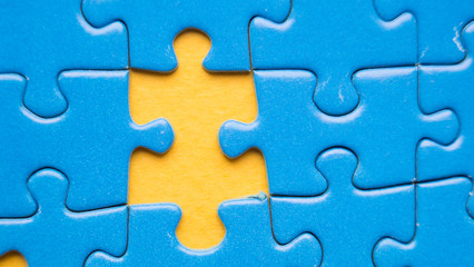 abstract blue puzzle background