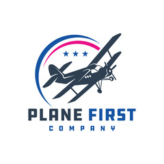 ancient airplane logo designs
