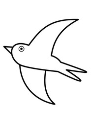 鳥(線画)