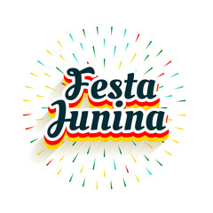 festa junina celebration background with firework burst