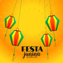 festa junina decorative hanging lamps festival background