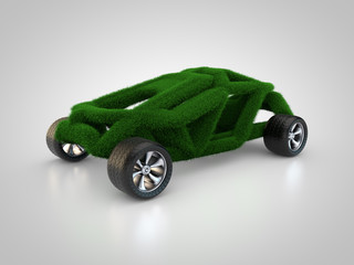 grünes umweltfreundliches Fahrzeug