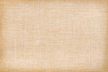 Fototapeta na wymiar brown natural linen texture use for background