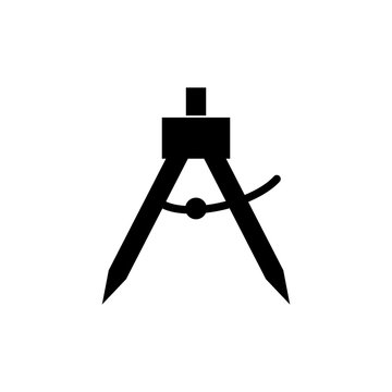 Divider Glyph Style Icon Design Vector