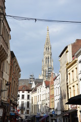 Fototapeta premium Bruselas street