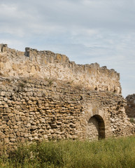 Fototapeta na wymiar The walls of the old fortress. Akkerman in Ukraine.