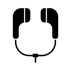 earbuds - earphone icon vector design template