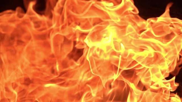 Wall of Fire 480fps Slow Motion x16 Loop 5 High Speed Camera