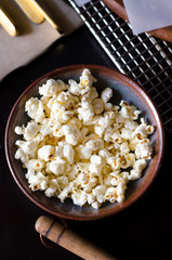 bowl of popcorn