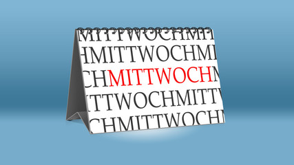 Wochentag Mittwoch