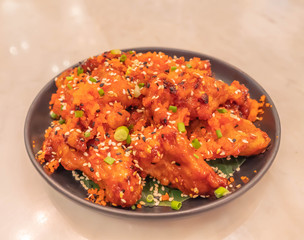 deep fried spicy chicken
