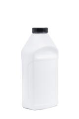 empty white plastic bottle