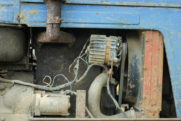 Outdated agricultural engines have been used for many years as a durable engine. Can be found everywhere in Asia.