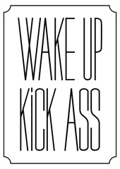 Vector hand drawn lettering poster 