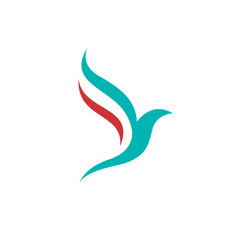 Bird Abstract Logo